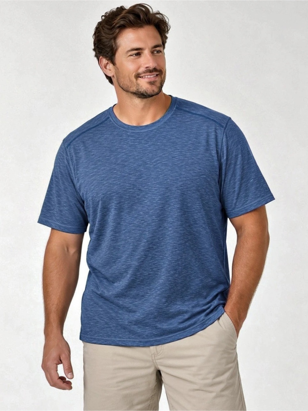 Tommy Bahama Men's Blue Short Sleeve Tee
